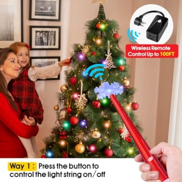 Magic Light Wand for Christmas String Lights and Decor