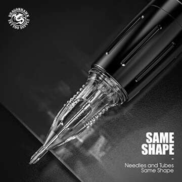 Dragonhawk Exreme Tattoo Cartridges Needles Disposable 20 Tattoo Needles 1203RL Round Liner Size