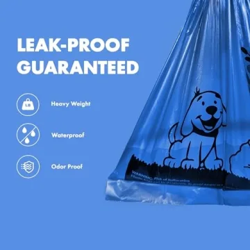 GORILLA SUPPLY 1000 Dog Poop Waste Bags with Dispenser