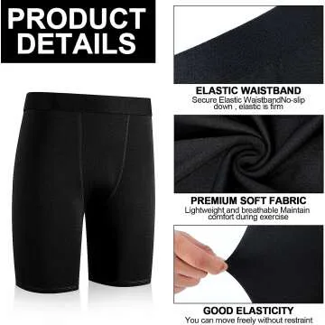Boys Compression Shorts - Hoolerry Athletic Underwear