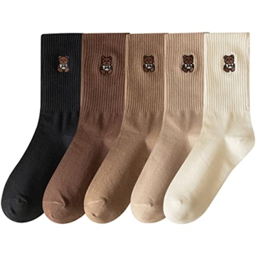 IIG Women's Fashion Cute Cotton Socks Novelty Funny Above Ankle Crew Socks Holiday Gifts for Women 4...