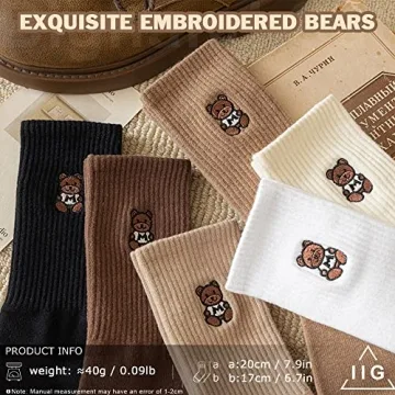 IIG Women’s Fashion Cute Cotton Socks for Fun Gifting