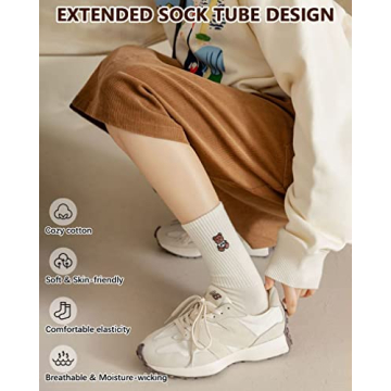 IIG Women’s Fashion Cute Cotton Socks for Fun Gifting