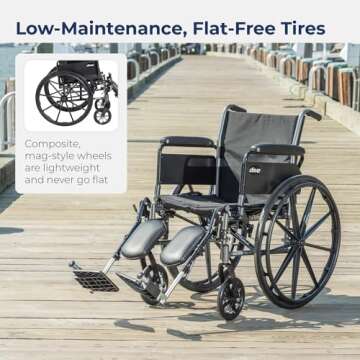 Lightweight Folding Wheelchair for Easy Transportation