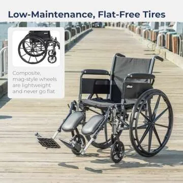 Lightweight Folding Wheelchair for Easy Transportation