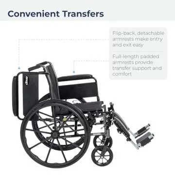 Lightweight Folding Wheelchair for Easy Transportation