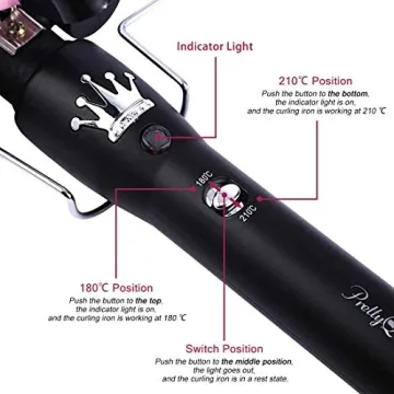 3 Barrel Hair Curling Iron Fast Heating for Stunning Waves