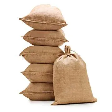 KEILEOHO Large Food Grade Burlap Bags for Gardening