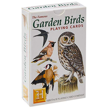 Heritage Playing Cards with Beautiful Garden Birds