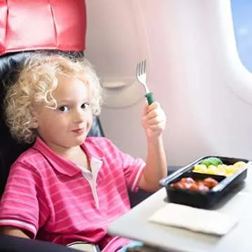 Pimoys Toddler Utensils Stainless Steel Forks and Spoons