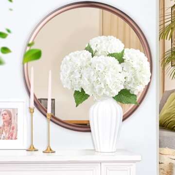 Lifelike 3 Pcs Real Touch Hydrangea Flowers for Every Occasion
