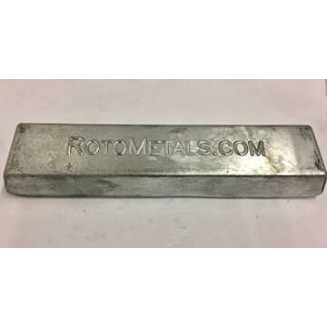 High-Quality 1 to 20 Bullet Casting Alloy Ingot (95% Tin, 5% Lead), 5 lb