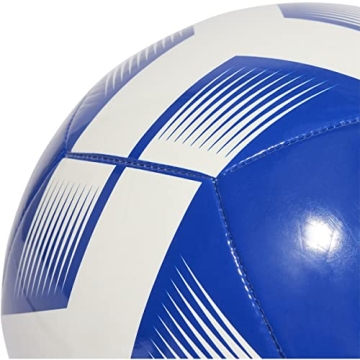 Adidas Starlancer Club Soccer Ball Durable Vibrant Team Royal Blue