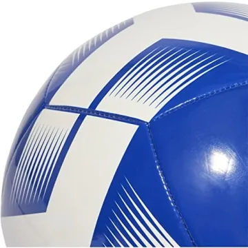 Adidas Starlancer Club Soccer Ball Durable Vibrant Team Royal Blue