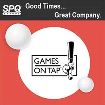 Games On Tap Beer Pong Table Portable & Adjustable