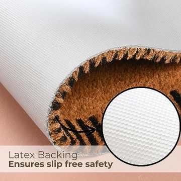 Eco-Friendly Folkulture Welcome Mat for Outdoor Use