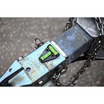TUFF Level Tool Shatterproof, Waterproof, Durable Cross Check T Level For RV Leveling, Motorhome, Ca...