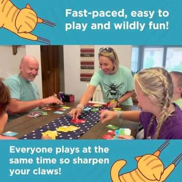 Claws Out Fun Card Game for All Ages - Fast, Exciting and Playful