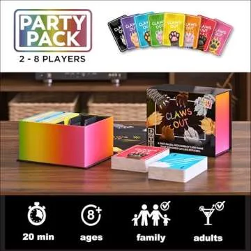 Claws Out Fun Card Game for All Ages - Fast, Exciting and Playful