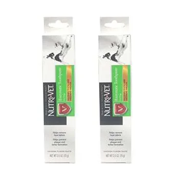Enzymatic Toothpaste for Dogs Tartar Plaque Control Chicken Flavor Pack of 2