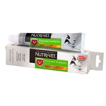 Enzymatic Toothpaste for Dogs Tartar Plaque Control Chicken Flavor Pack of 2