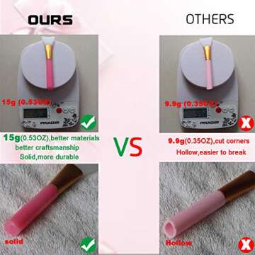 3 PCS Silicone makeup brush set, Face Mask Brush,Soft Silicone Mask Beauty Tool Facial Mud Mask Applicator Brush for skincare Hairless Body Lotion Applicator Tools