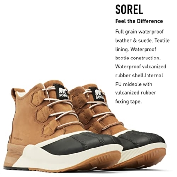 Sorel Women's Out 'N About III Classic Waterproof Boot - Taffy, Black - Size 10