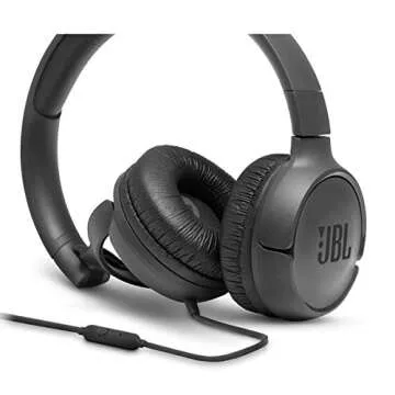 JBL Tune 500 Wired Headphones with Pure Bass Sound