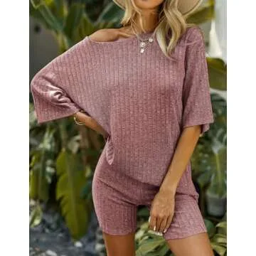 Ekouaer Pajamas 2 Piece Lounge Set for Ultimate Comfort