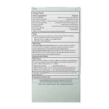 Hyland's Baby Mucus and Cold Relief, Daytime Baby Medicine, Infant Cold and Cough Remedy, Decongestant, 4 Fluid Ounce