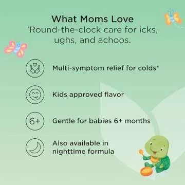 Hyland's Baby Mucus and Cold Relief, Daytime Baby Medicine, Infant Cold and Cough Remedy, Decongestant, 4 Fluid Ounce