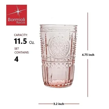 Bormioli Rocco Vintage Tumblers Set - Elegant & Durable