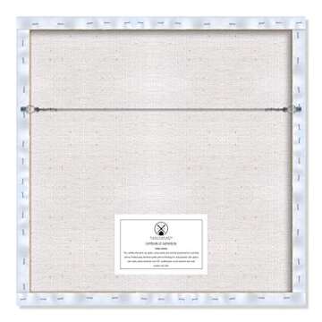 Casa Fine Arts Agate Allure I Gold and Silver Modern Geode Canvas Wall Art, 24" x 24", Multicolor