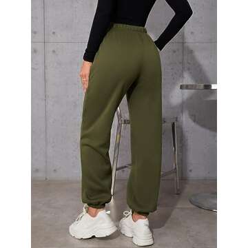 SweatyRocks Women's Workout Jogger Pants with Pockets