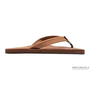 Rainbow Sandals Women's Single Layer Leather 3/4" Strap