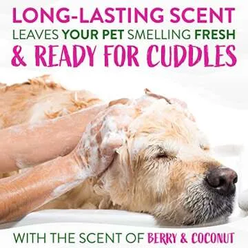 TropiClean Deodorizing Cat & Dog Shampoo for Smelly Pets, Puppy & Kitten Safe, Long Lasting Odor Control, Berry Scent, Made in the USA, 20oz.
