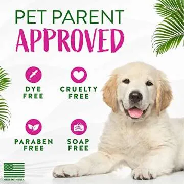 TropiClean Deodorizing Cat & Dog Shampoo for Smelly Pets, Puppy & Kitten Safe, Long Lasting Odor Control, Berry Scent, Made in the USA, 20oz.