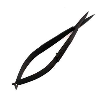 LAJA IMPORTS Professional Stainless Steel Aquarium Micro Spring Scissors Straight