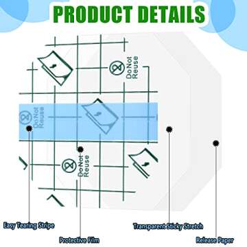 Nuanchu 100 Waterproof Adhesive Bandages for Skin Care