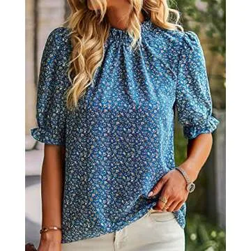 Stylish BTFBM Women's Summer Boho Shirt Top