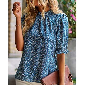 Stylish BTFBM Women's Summer Boho Shirt Top