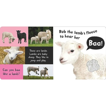 Interactive Noisy Farm Book with Sounds for Toddlers