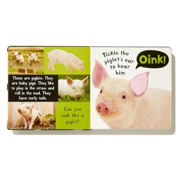 Interactive Noisy Farm Book with Sounds for Toddlers