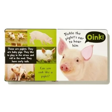 Interactive Noisy Farm Book with Sounds for Toddlers