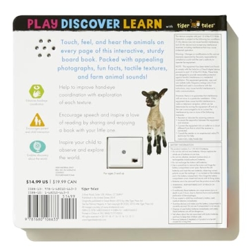 Interactive Noisy Farm Book with Sounds for Toddlers
