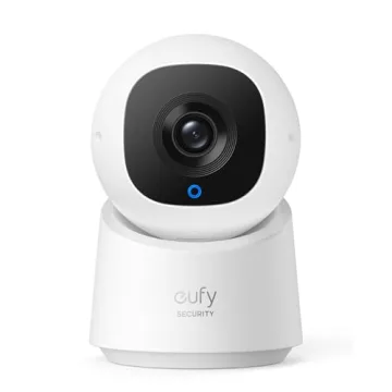 eufy Security Indoor Cam C210, 1080p Resolution Security Camera with 360° PTZ, Plug-in Security Ind...