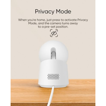 eufy Security Indoor Cam C210, 1080p Resolution Security Camera with 360° PTZ, Plug-in Security Indoor Camera with 2.4G Wi-Fi, Human/Motion AI, Night Vision, AI Tracking (Renewed)