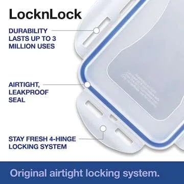 LOCK & LOCK Easy Essentials Flip-Top Food Storage Containers