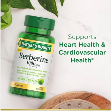 Nature's Bounty 1000mg Berberine for Heart Health Support