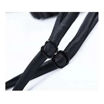 Women's Silk Satin Triangle Wire Free Bra, Sexy Bralette Top, Breathable Non-Underwire Bra (Small, Black)